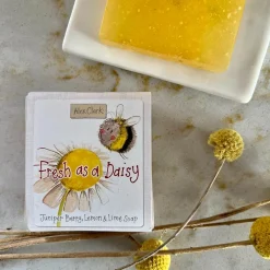 Alex Clark Fresh As A Daisy Handmade Soap - Juniper Berry, Lemon & Lime