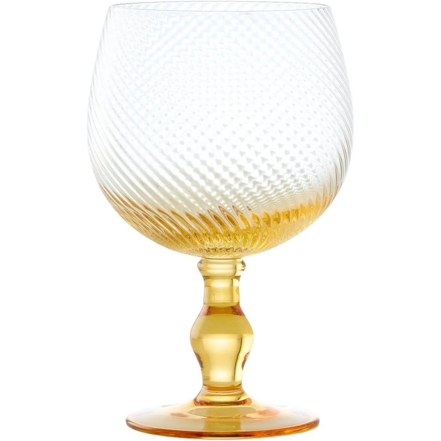Anton Studios Design Swirl 4 Piece Gin Glass Set