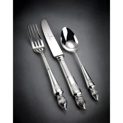 Arthur Price Clive Christian Empire Flame All Silver Fish Fork