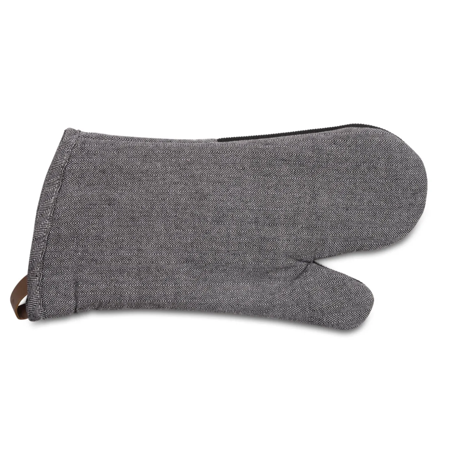 Cuisinart Neoprene Pack of 2 Oven Mitts - Herringbone Charcoal