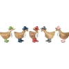 DCUK Duckys Floral Hat & Welly Boots - Assorted