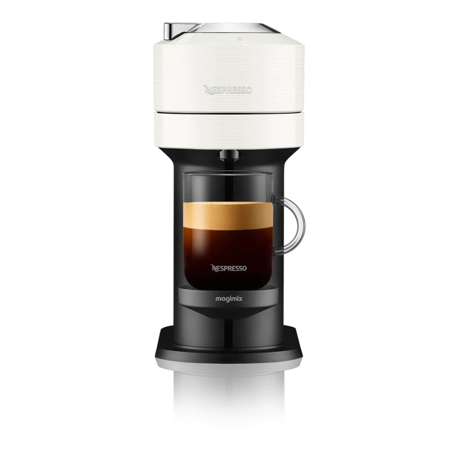 De'Longhi EN120.WAE Nespresso Vertuo Next Coffee Machine + Aeroccino Milk Frother - White