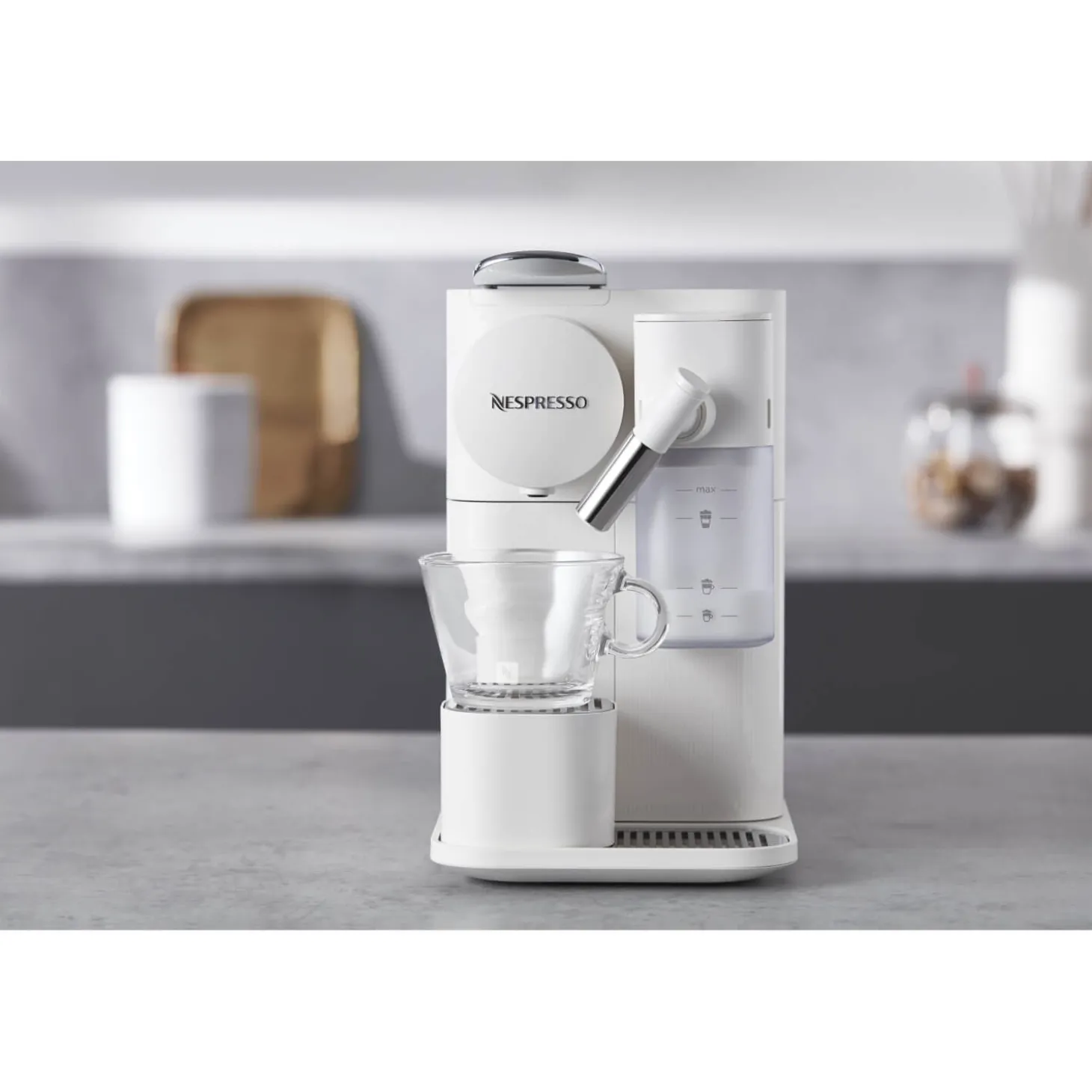 De'Longhi EN510.W Nespresso Lattissima One Capsule Espresso Coffee Machine - White