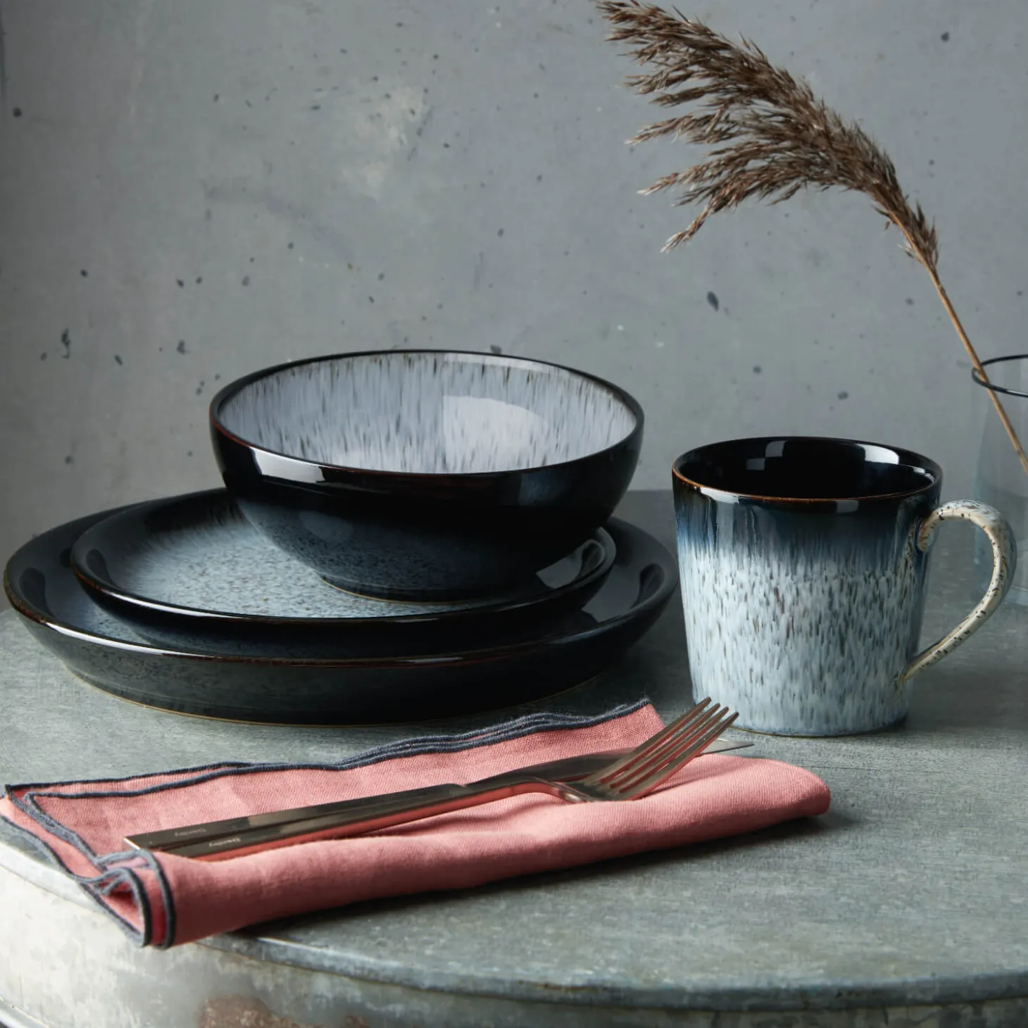 Denby Stoneware 14.5cm Deep Noodle Bowl - Halo