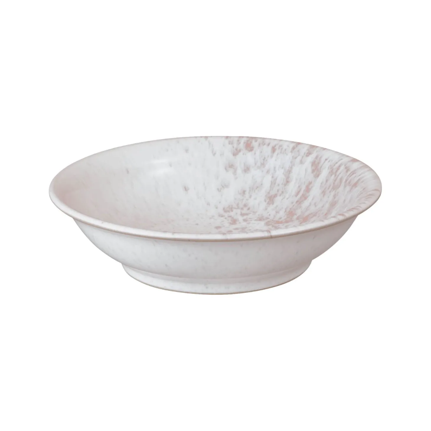 Denby Stoneware Kiln 15.5cm Medium Shallow Bowl - Coral