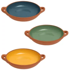 Dexam Sintra Large Glazed Terracotta Tapas Dish - Green