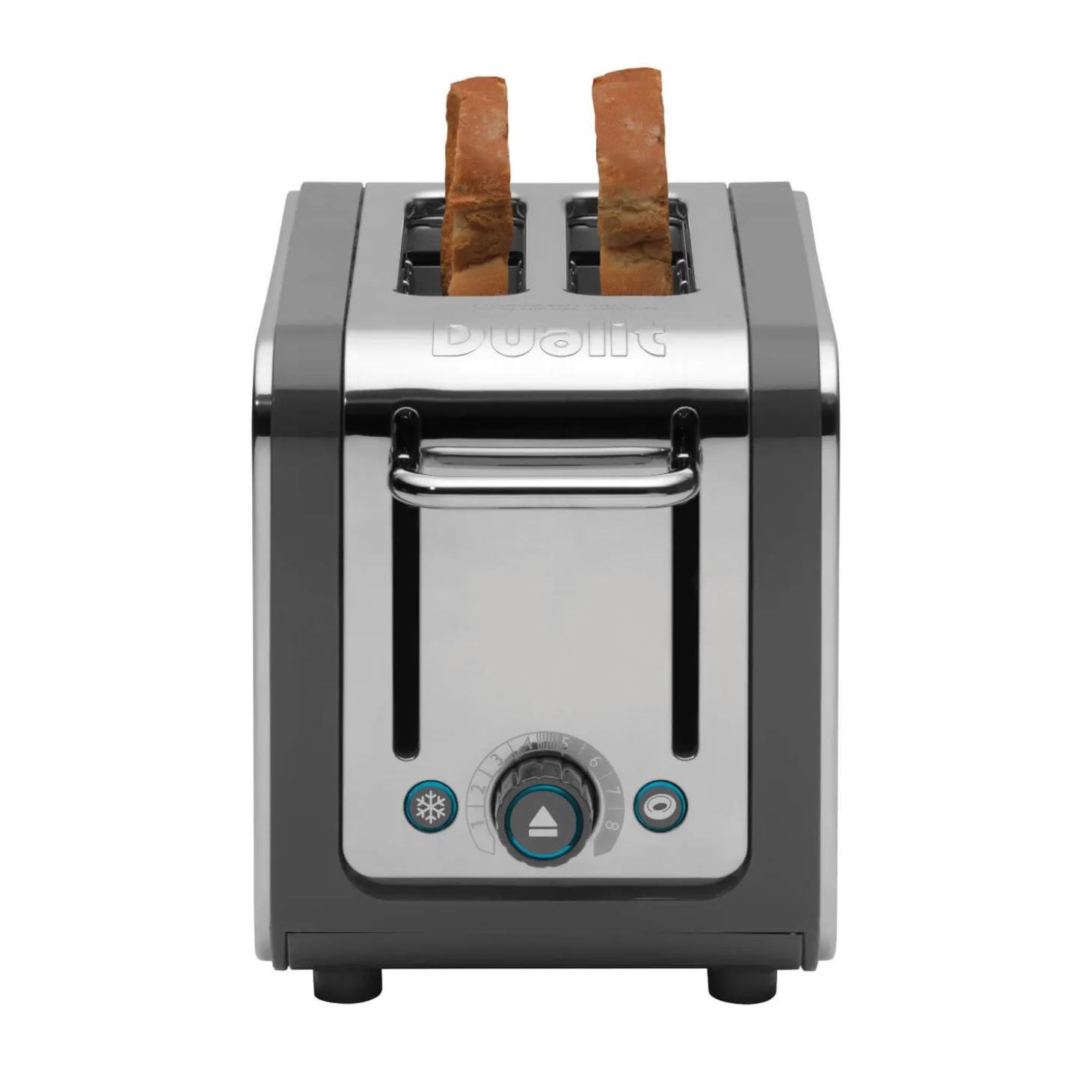 Dualit Architect 1.5 Litre Jug Kettle & 2-Slice Toaster Set - Grey & Stainless Steel