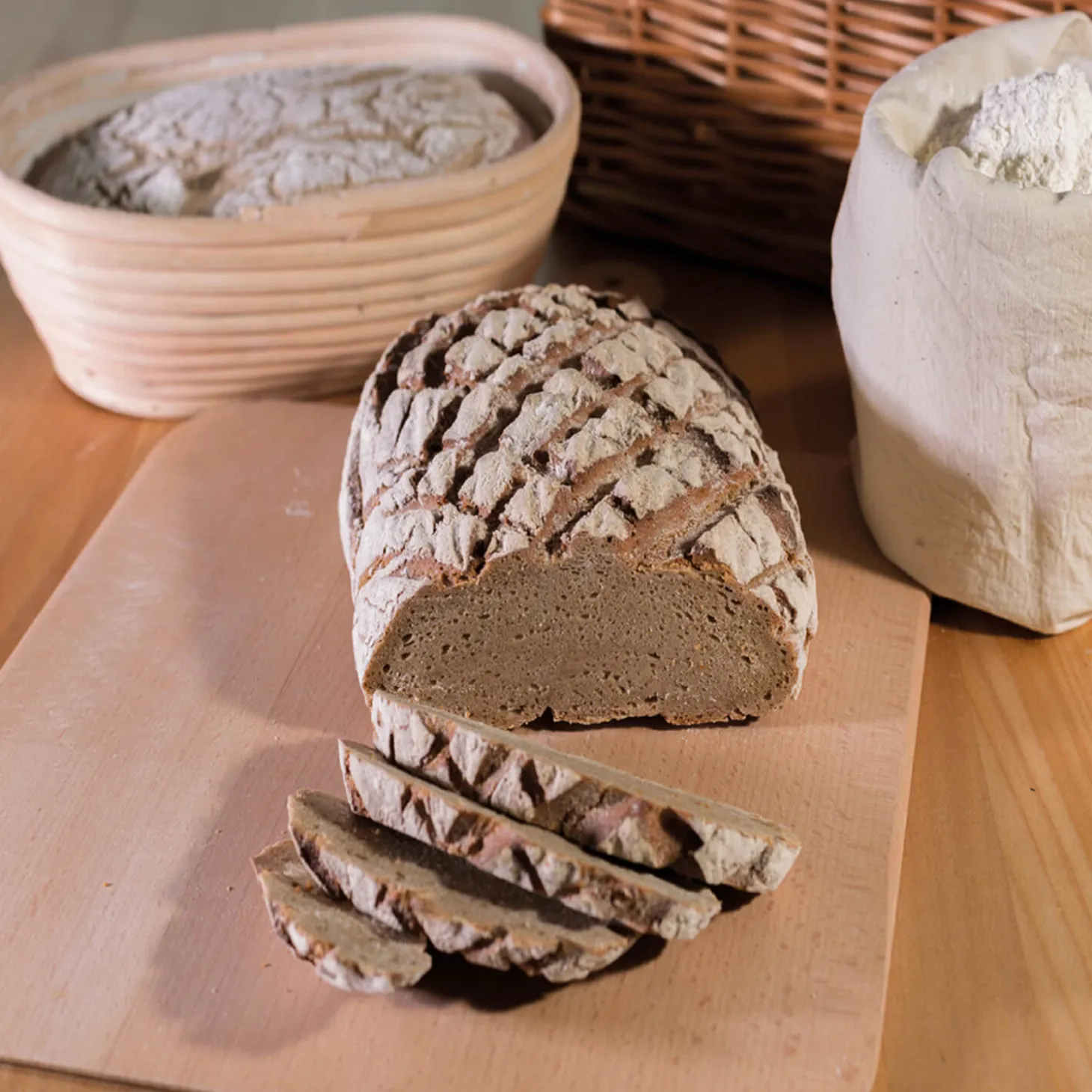 Eddingtons Round Banneton Bread Proving Basket - 2kg