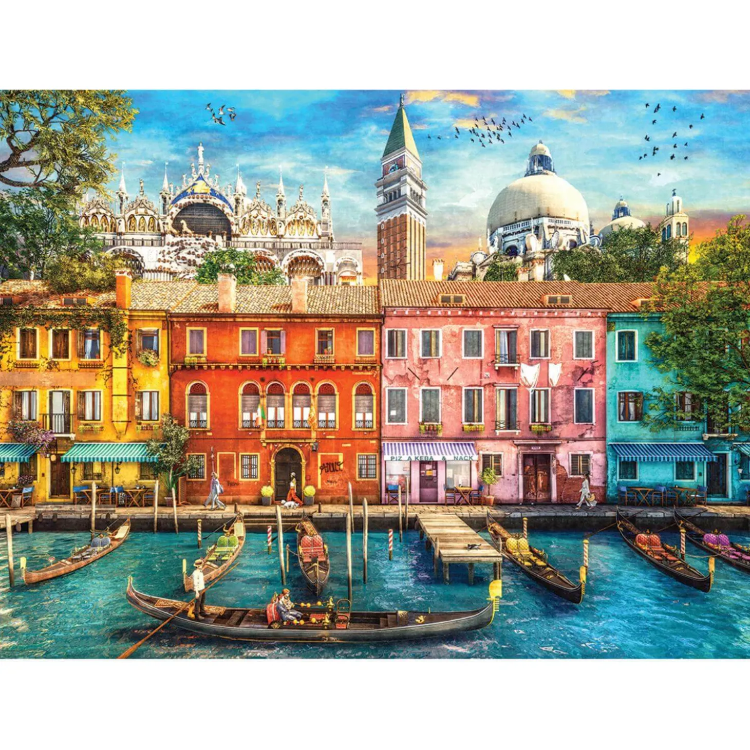Gibsons 1000 Piece Jigsaw Puzzle - Colours Of Venice