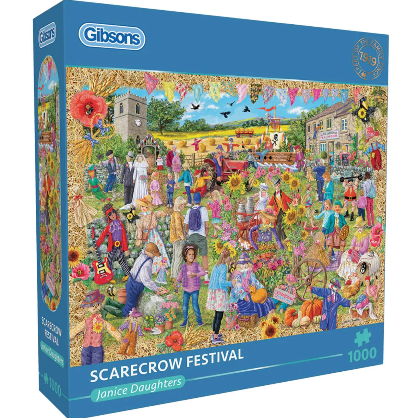 Gibsons 1000 Piece Jigsaw Puzzle - Scarecrow Festival