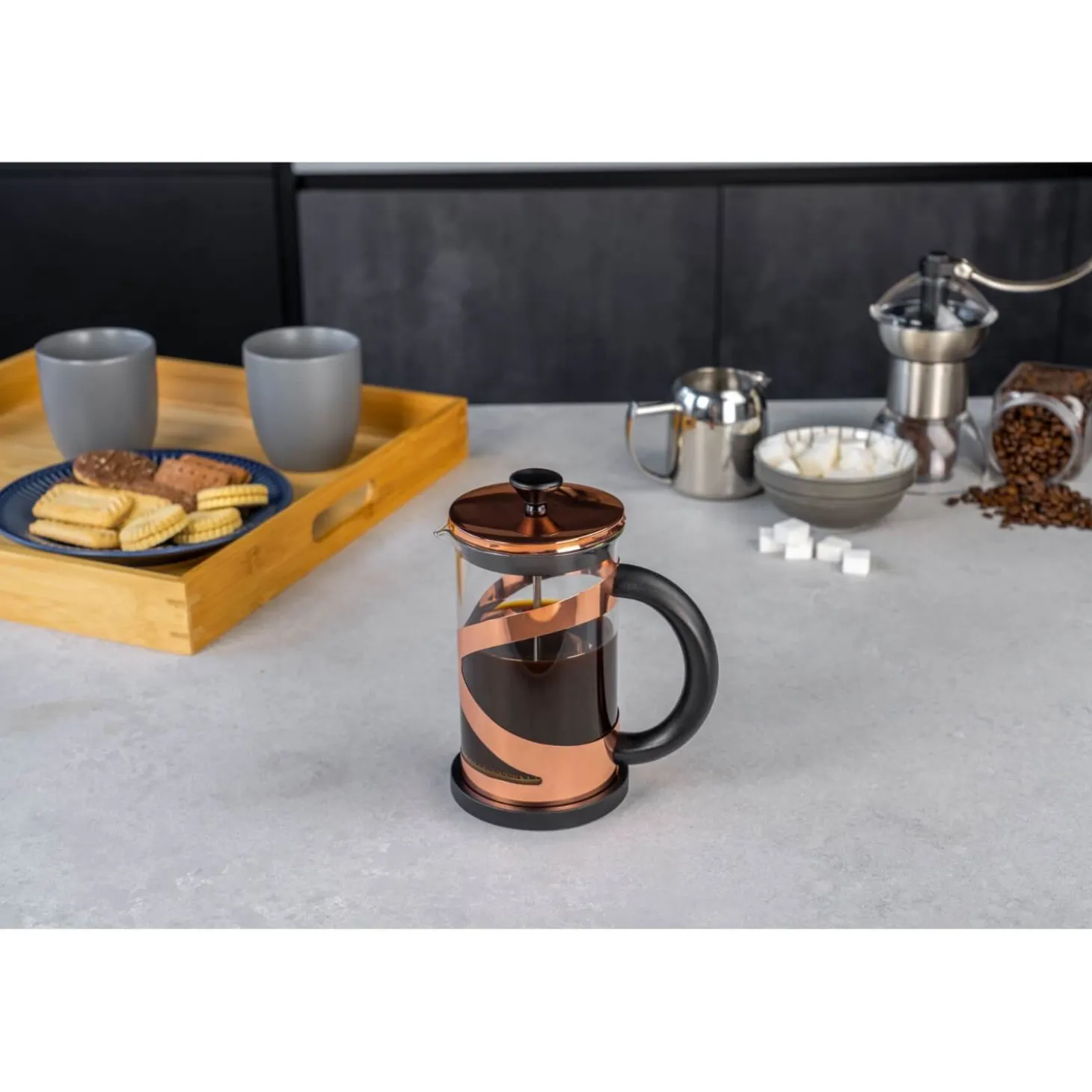 Grunwerg Classico 4 Cup Cafetiere - Copper