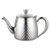 Grunwerg Sandringham 2 Cup Tea Pot - Silver