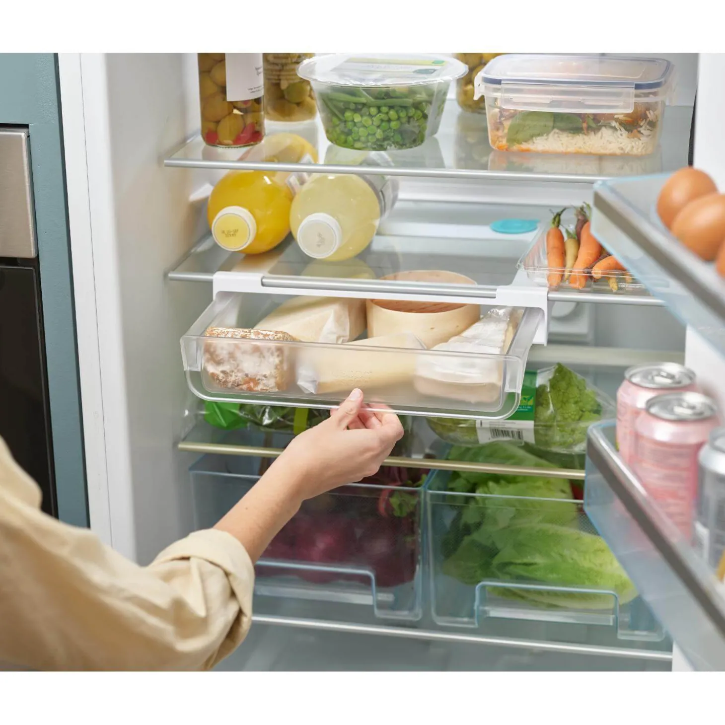 Joseph Joseph FridgeStore Under Shelf Storage Drawer - Clear