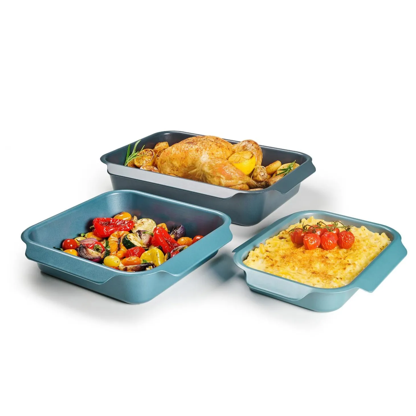 Joseph Joseph Nest™ Oven Non-Stick Set of 3 Roasting Trays - Blue