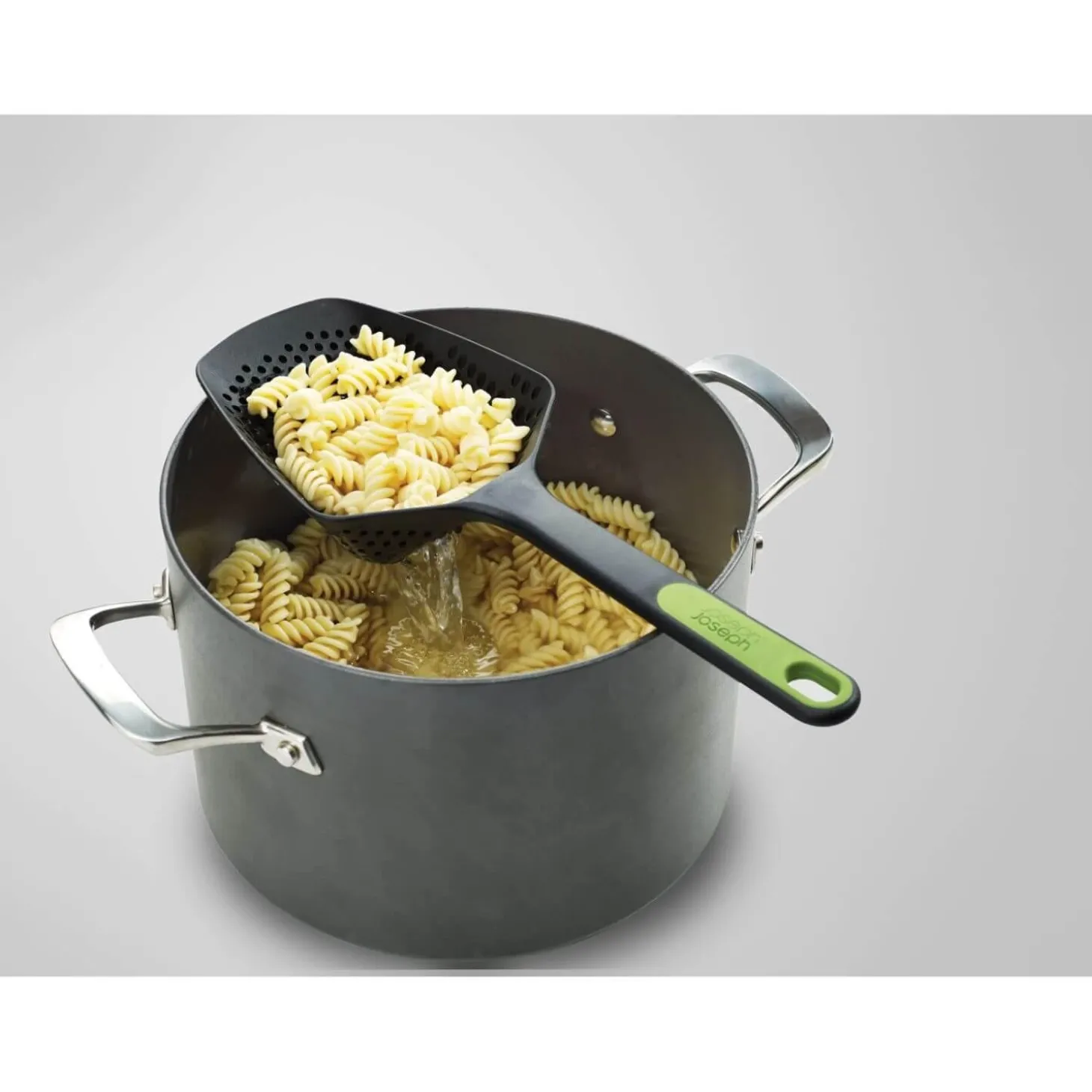 Joseph Joseph Scoop Plus Colander - Grey / Green