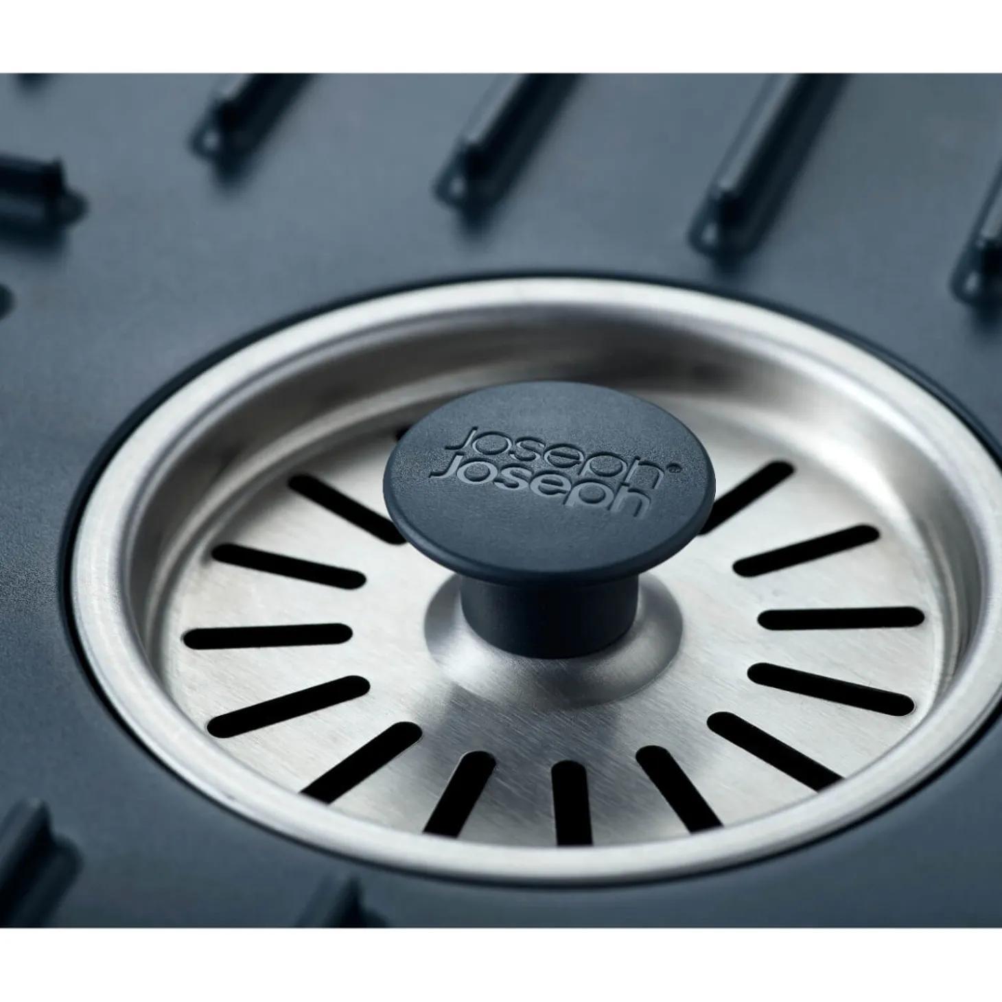 Joseph Joseph SinkShield™ Grey Sink Protector With Plug - Small