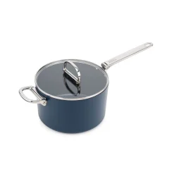 Joseph Joseph Space 23cm Non-Stick Folding Handle Saucepan & Lid - Midnight Blue