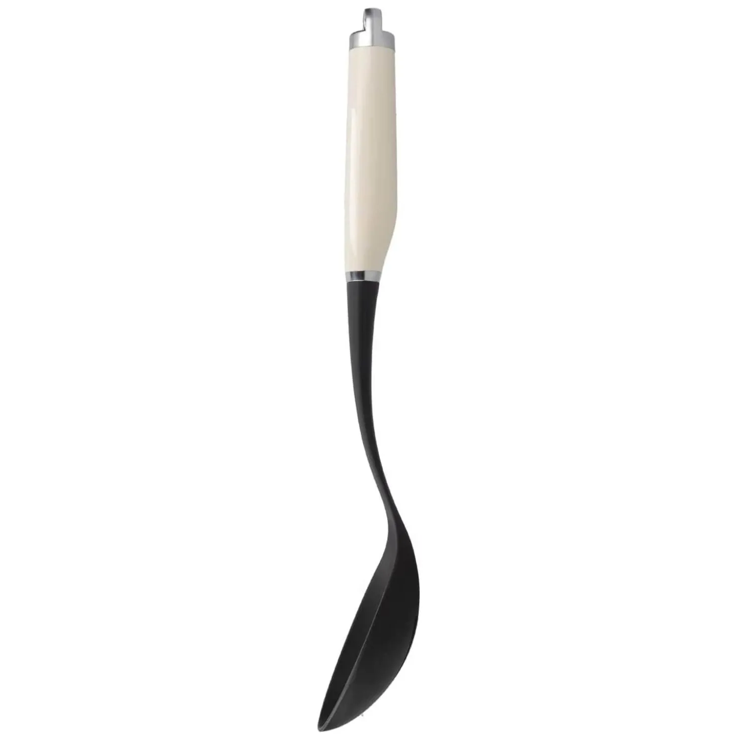 KitchenAid Utensils Plastic Slotted Spoon - Almond Cream