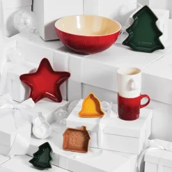 Le Creuset Holly Stoneware 350ml Mug - White