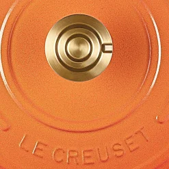 Le Creuset Limited Edition Signature 29cm Cast Iron Oval Casserole - Flamme Doree