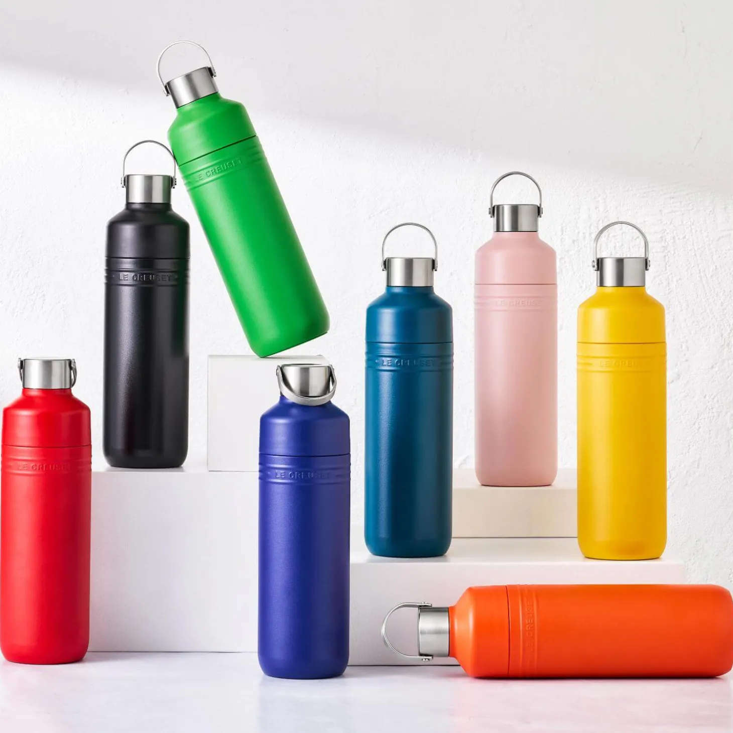 Le Creuset 'On The Go' 1-Litre Insulated Water Bottle - Satin Black
