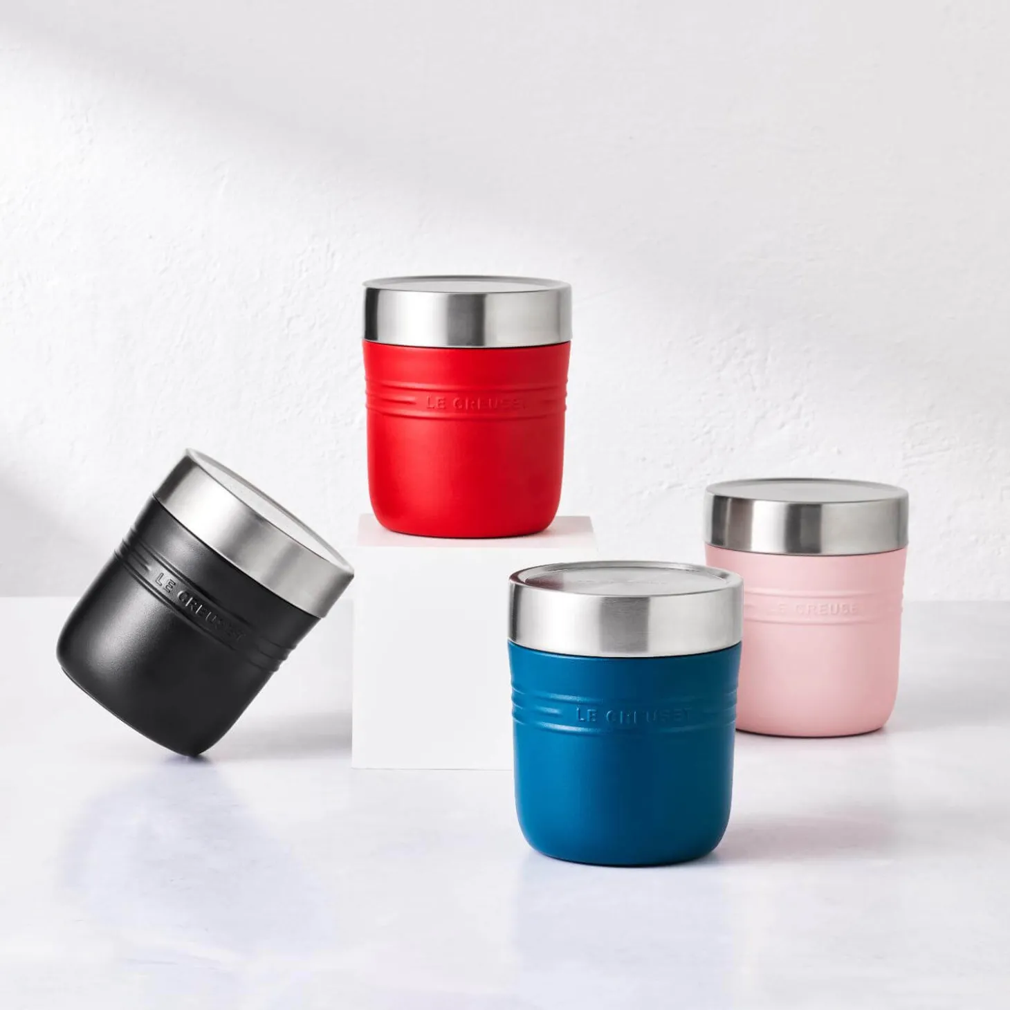 Le Creuset 'On The Go' 500ml Insulated Food Flask - Satin Black