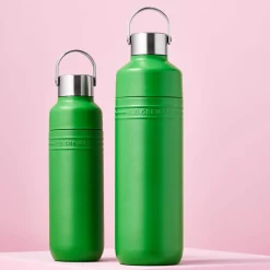 Le Creuset 'On The Go' 500ml Insulated Water Bottle - Bamboo