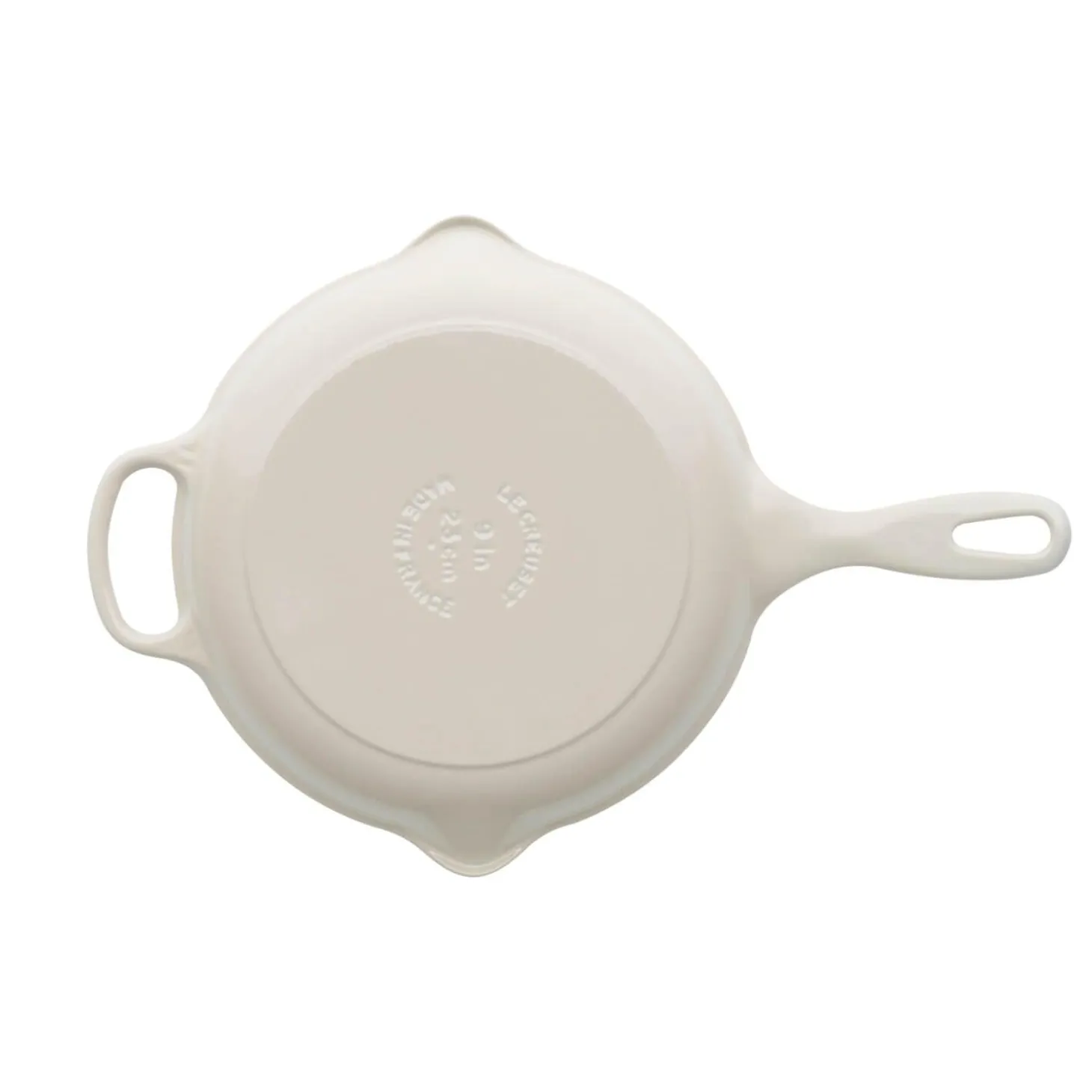 Le Creuset Signature Cast Iron 23cm Round Skillet - Meringue