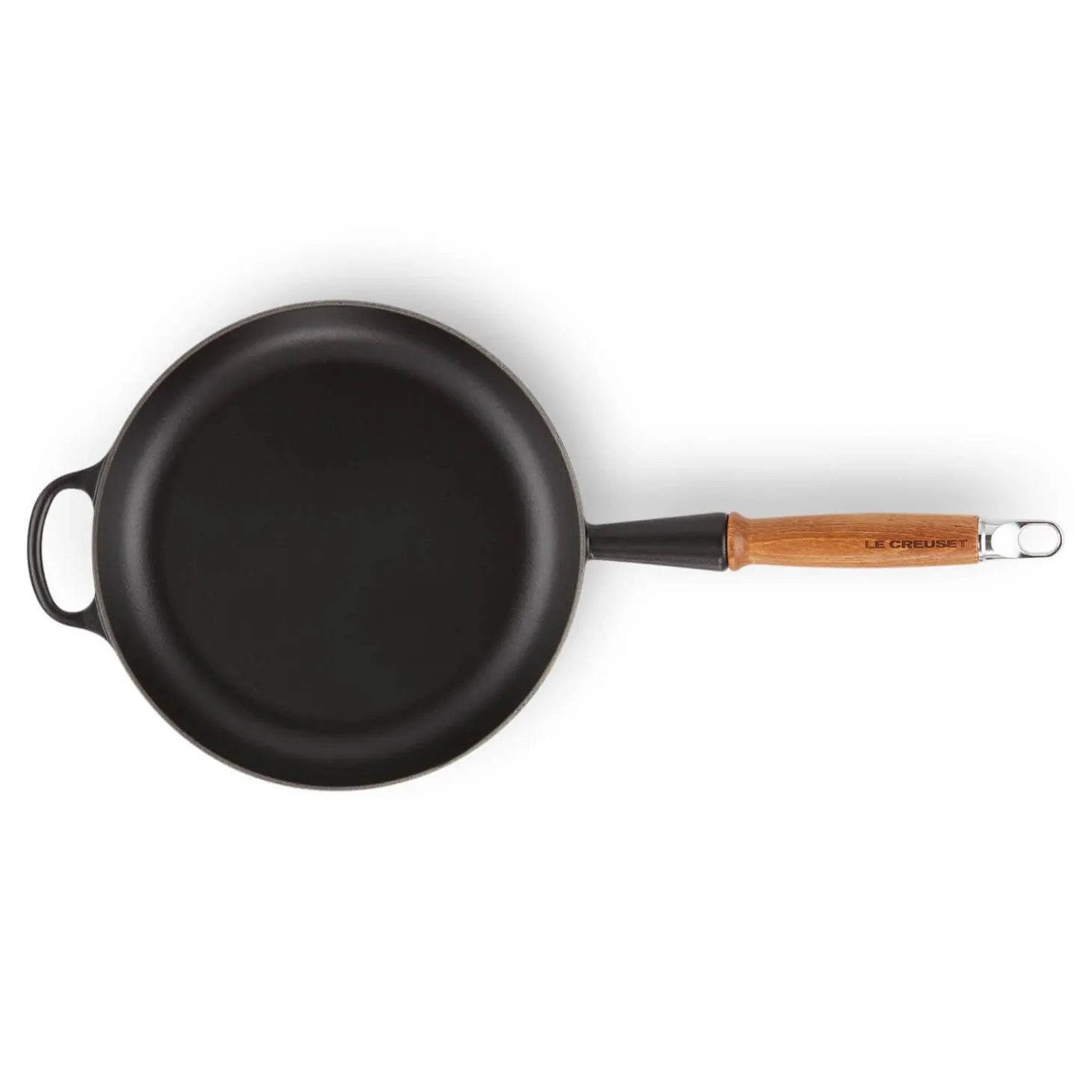 Le Creuset Signature Cast Iron 24cm Frying Pan - Satin Black
