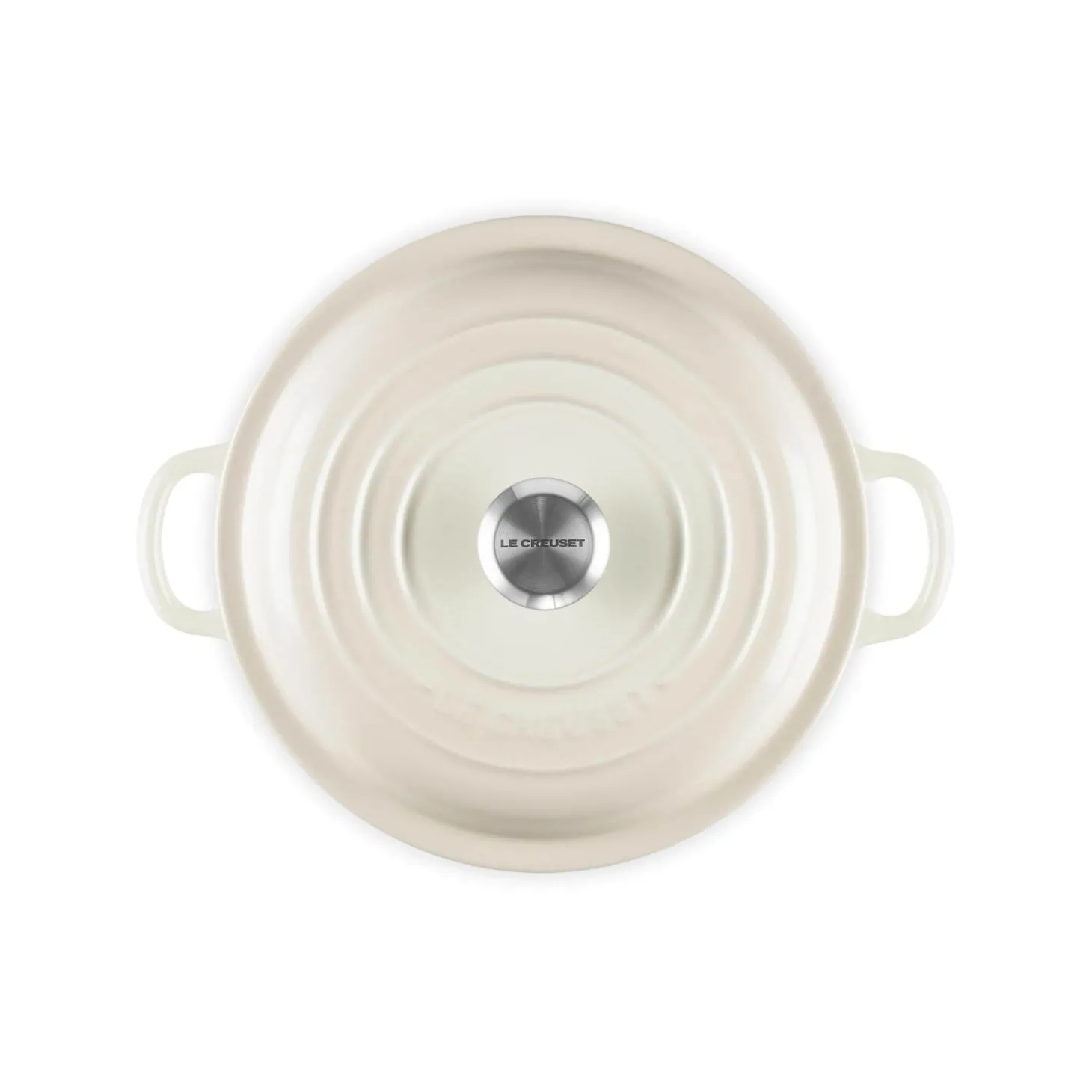 Le Creuset Signature Cast Iron 22cm Shallow Casserole - Meringue
