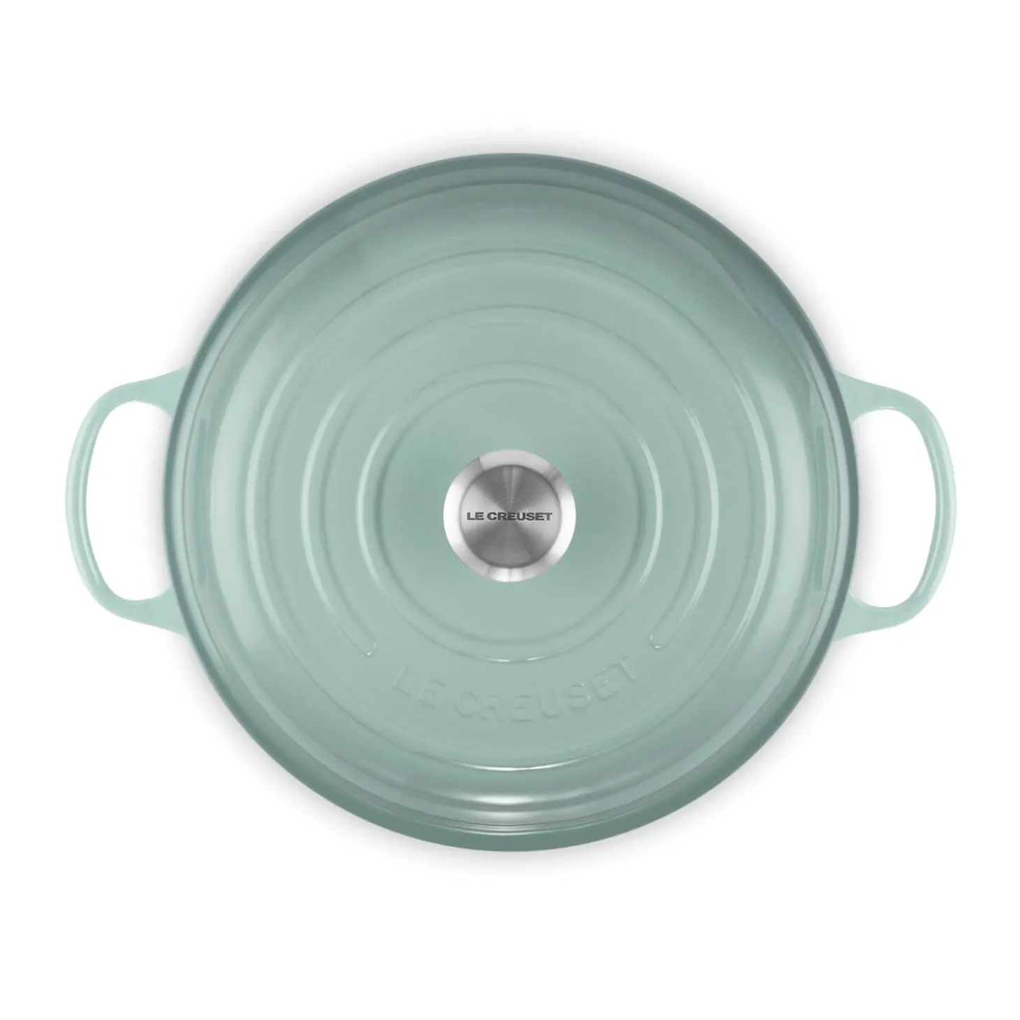 Le Creuset Signature Cast Iron 30cm Shallow Casserole - Sea Salt
