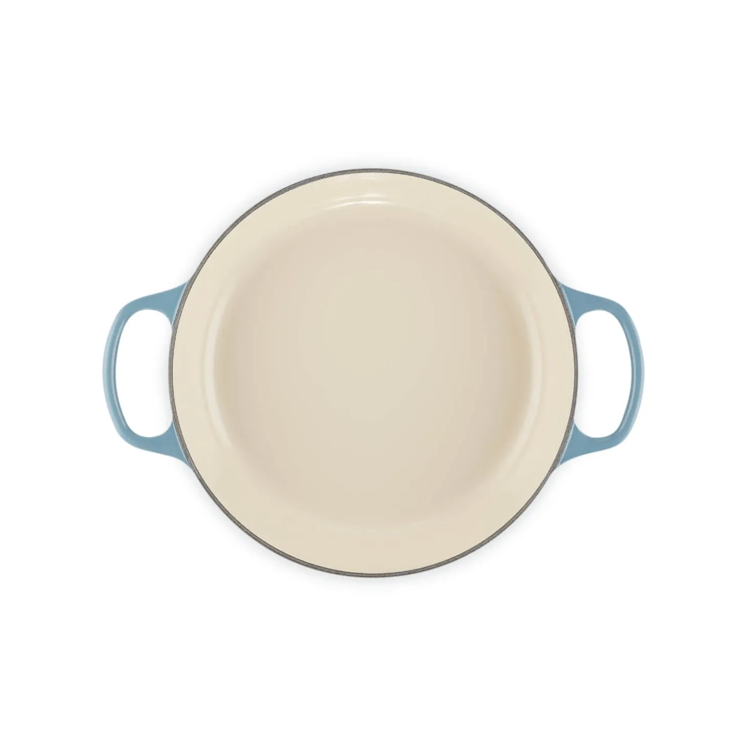 Le Creuset Signature Cast Iron 26cm Shallow Round Casserole - Chambray