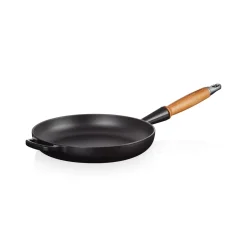Le Creuset Signature Cast Iron 3 Piece Frying Pan & Saute Pan Set - Satin Black