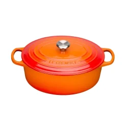 Le Creuset Signature Cast Iron 27cm Oval Casserole - Volcanic