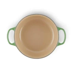Le Creuset Signature Cast Iron 28cm Round Casserole - Bamboo Green