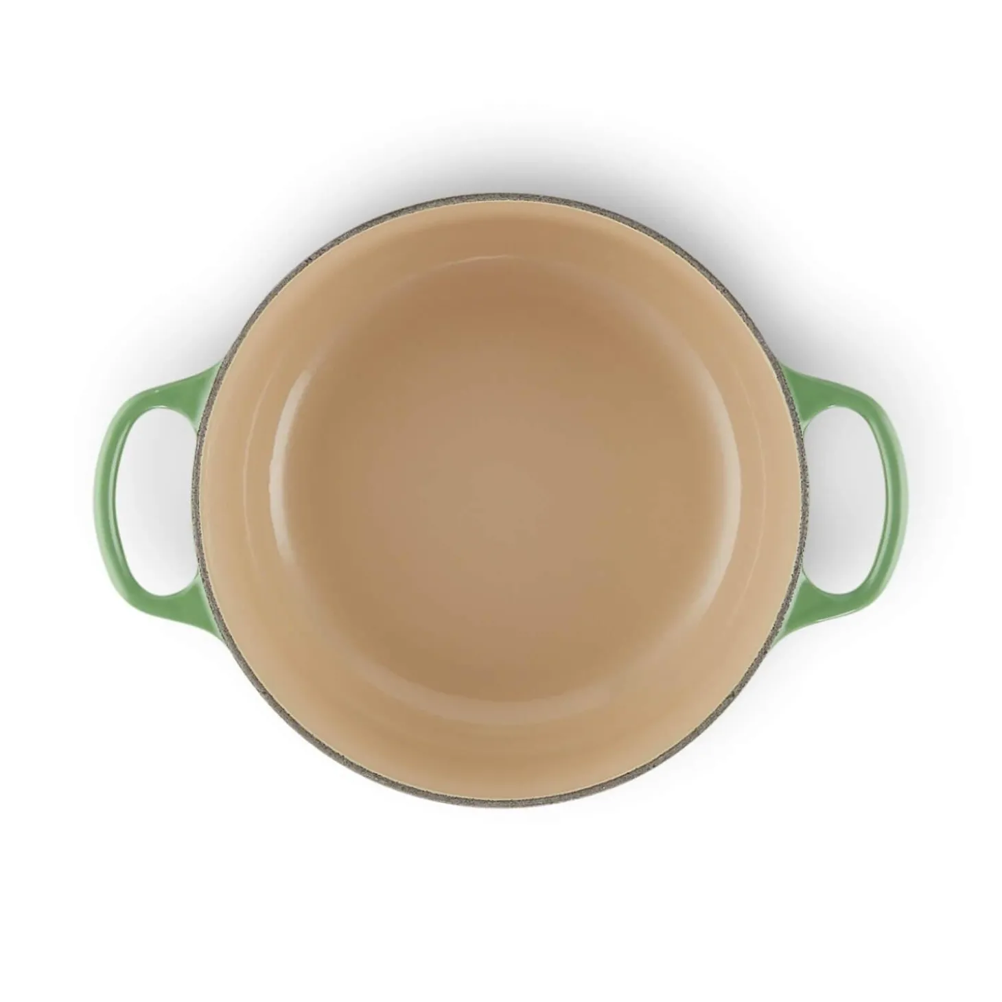Le Creuset Signature Cast Iron 28cm Round Casserole - Bamboo Green