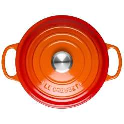 Le Creuset Signature Cast Iron 28cm Round Casserole - Volcanic