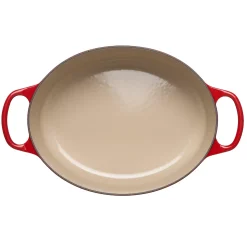 Le Creuset Signature Cast Iron 29cm Oval Casserole - Cerise