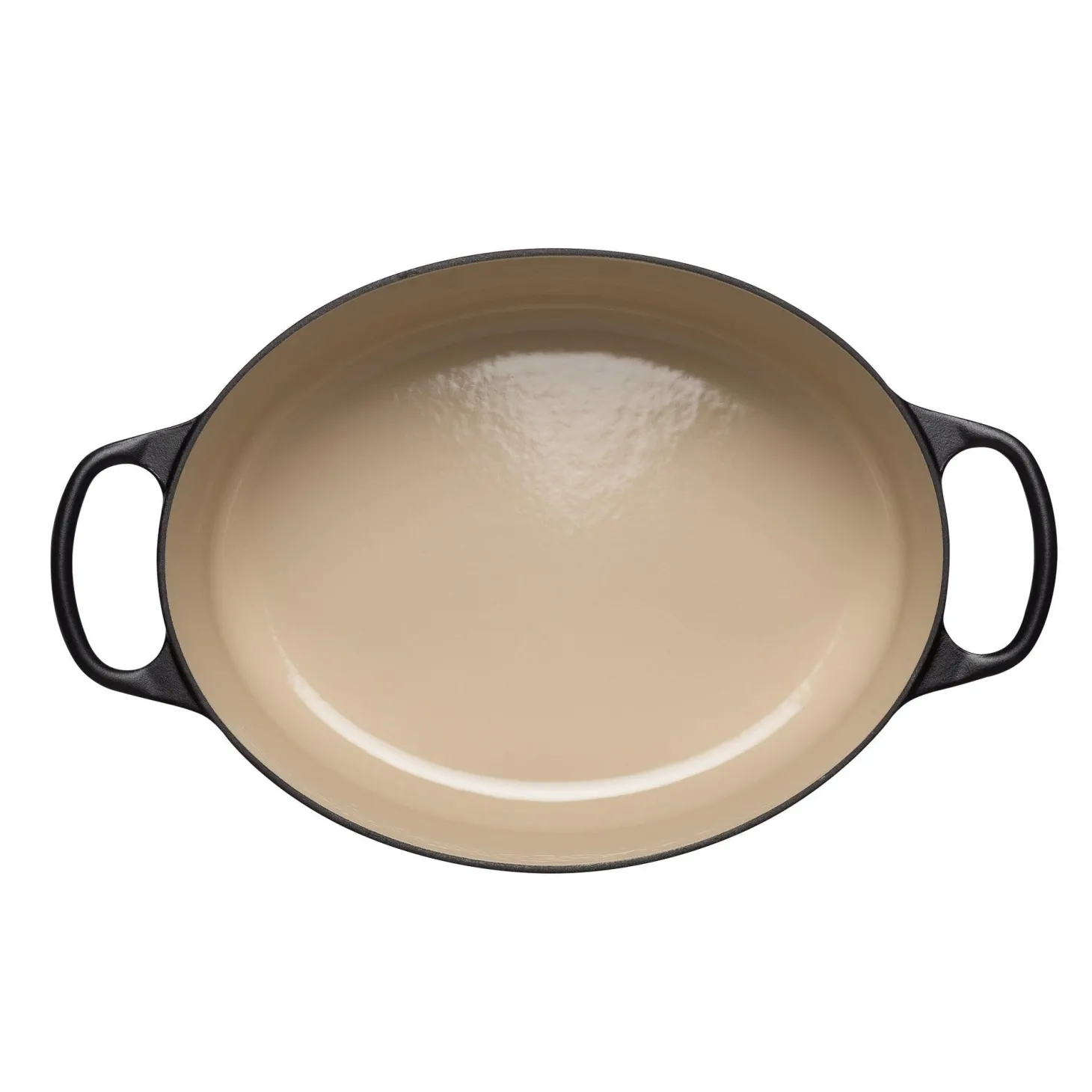 Le Creuset Signature Cast Iron 29cm Oval Casserole - Satin Black