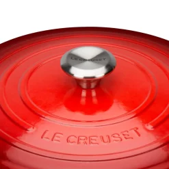Le Creuset Signature Cast Iron 30cm Round Casserole - Cerise