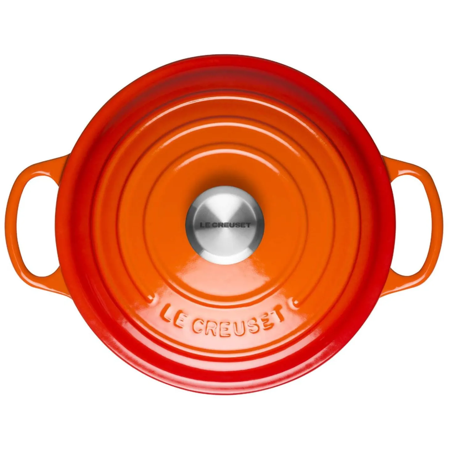 Le Creuset Signature Cast Iron 30cm Round Casserole - Volcanic
