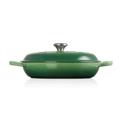 Le Creuset Signature Cast Iron 30cm Shallow Casserole - Bamboo Green