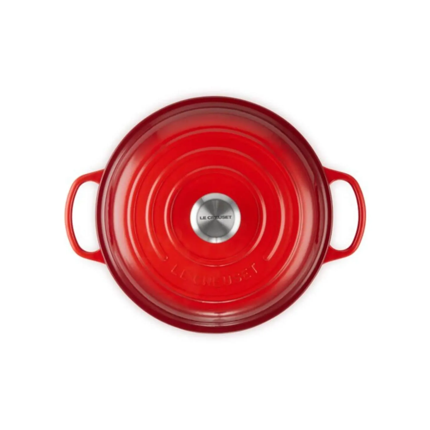Le Creuset Signature Cast Iron 30cm Shallow Casserole - Cerise