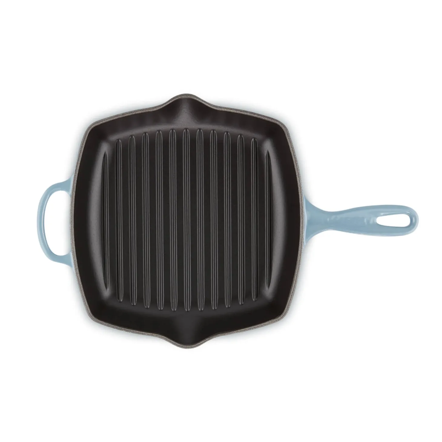 Le Creuset Signature 26cm Cast Iron Square Grillit - Chambray