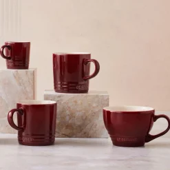 Le Creuset Stoneware Espresso Mug - Garnet