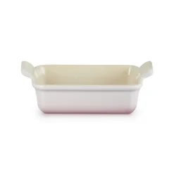 Le Creuset Stoneware Heritage 19cm Rectangular Deep Dish - Shell Pink