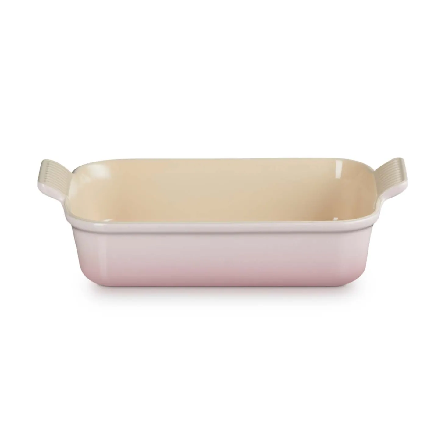 Le Creuset Stoneware Heritage 26cm Rectangular Deep Dish - Shell Pink
