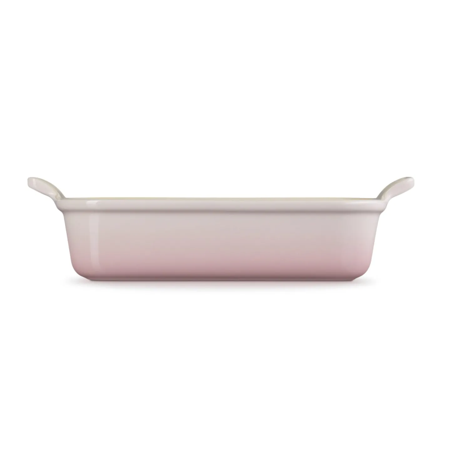 Le Creuset Stoneware Heritage 26cm Rectangular Deep Dish - Shell Pink