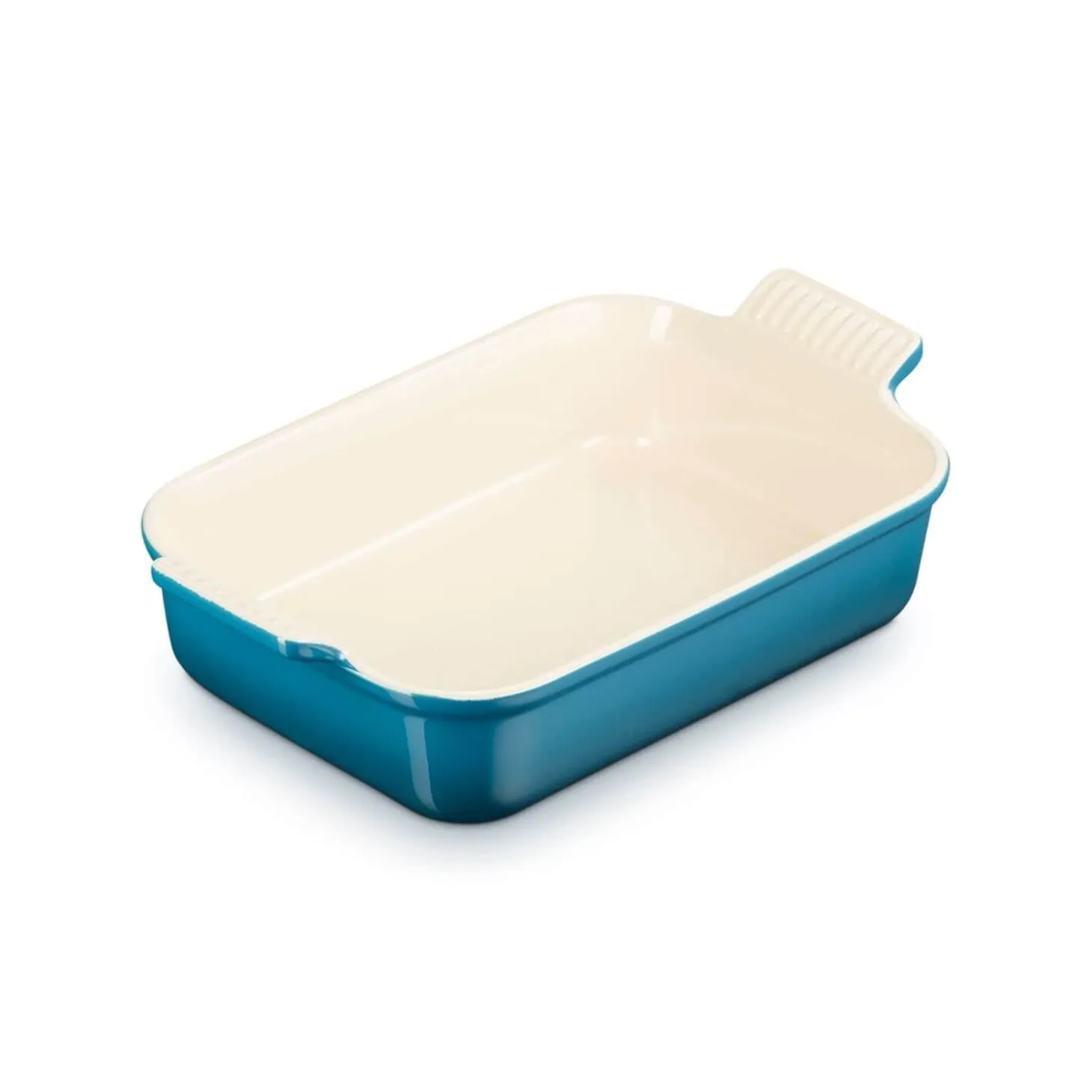 Le Creuset Stoneware Heritage 26cm Rectangular Deep Dish - Deep Teal