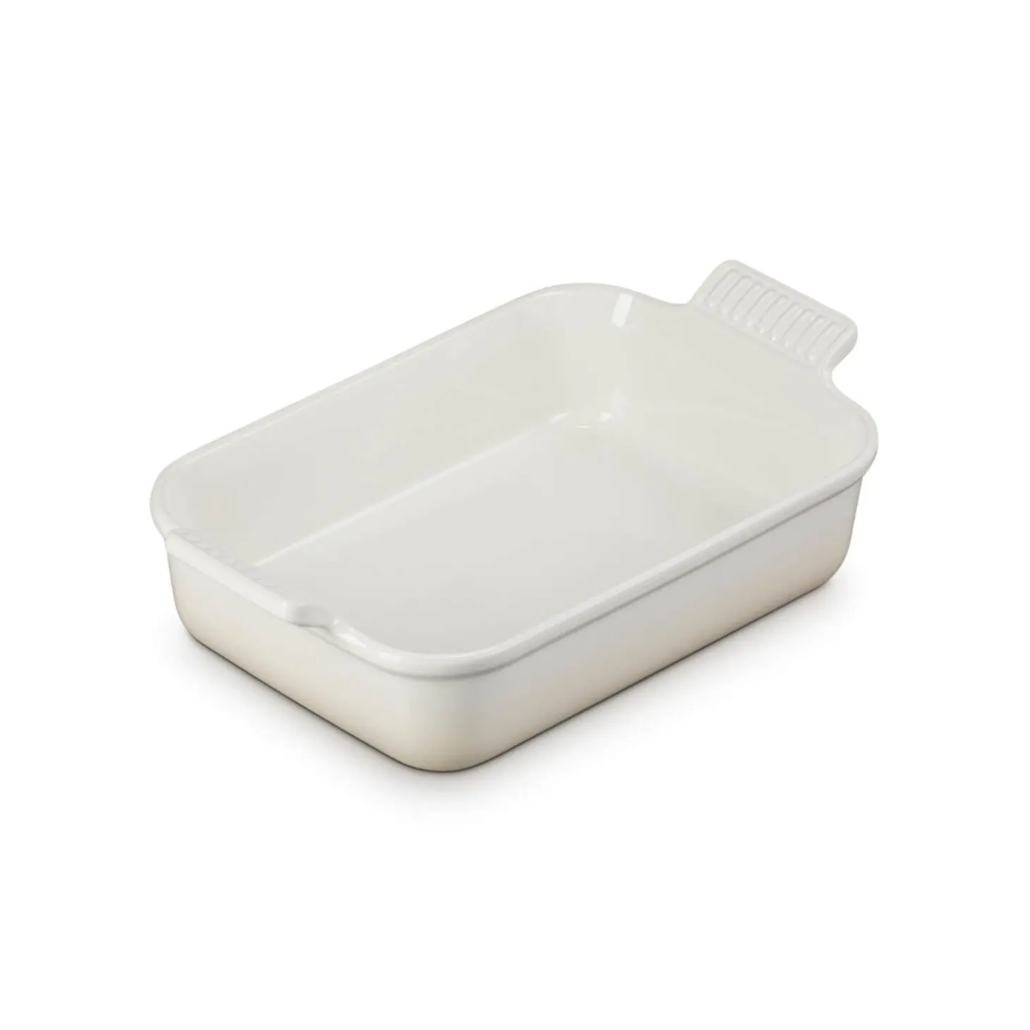 Le Creuset Stoneware Heritage 26cm Rectangular Deep Dish - Meringue
